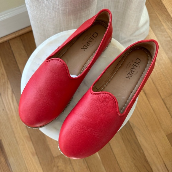 Charix red Slip-On Loafers leather (sabah) - Picture 1 of 11